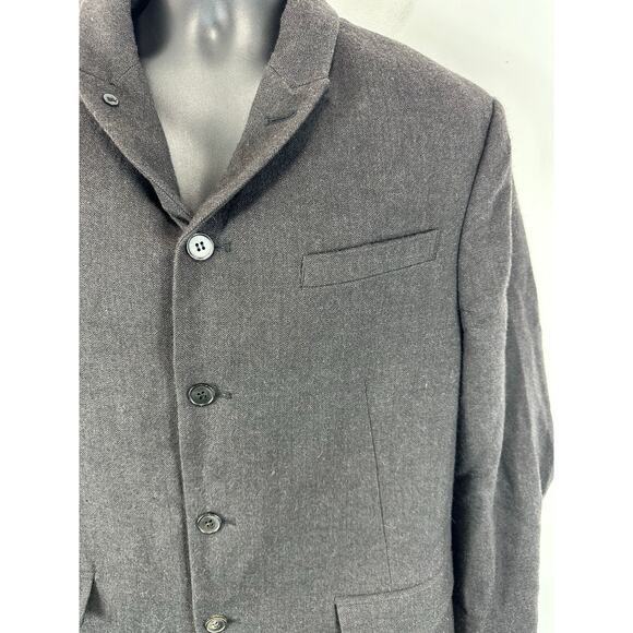 Allsaints Rile Jacket Wool Coat Button Front Preppy Size 44 NWOT - Picture 10 of 12